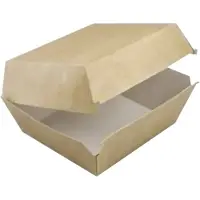 Antalis Burgerboks 120x120x82 mm Kraft Brun/Hvid,2 pk x 120 stk/krt