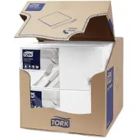 Tork Servietten Soft Advanced 477149, 2-lagig, 1/4 Falz, geprägt, L 330 x B 330 mm, FSC-Papier, weiß, 10 x 200 Stück