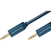ClickTronic CLICK 70480 - Audio Kabel, 3,5 mm Klinkenstecker, 5m