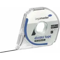 Legamaster Aufteilungsband für Planungstafel 2,5mm x 16m schwarz, 16 m, Schwarz, 2,5 mm, 2,5 mm, 1600 mm, 25 g