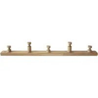 Home>it Oak coat rack - 5 pegs