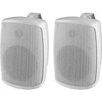 Monacor ELA-Wandlautsprecher 2Weg 100V/8Ohm 100W 106dB pa IP65 2Stws WALL-06T/WS