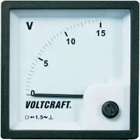 Voltcraft AM-72x72/15V AM-72x72/15V Analog-Einbaumessgerät AM-72x72/15V 15 V Drehspule