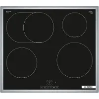 Bosch Serie 4 PIF645BB5E, Schwarz, Integriert, 60 cm, Zonen-Induktionskochfeld, Glaskeramik, 4 Zone(n)