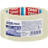 TESA Clear Strong, 66 m, Transparent, Polypropylen, Karton, 50 mm, 1 Stück(e)