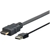 VivoLink PROHDMIUSB3, 3 m, HDMI Typ A (Standard), Stecker, Stecker, Gerade, Gerade