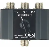 Albrecht Antenneomskifter Albrecht CX-5 3-Wege Antennenschalter 7402 1 stk