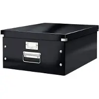 Leitz Ablage- und Transportbox Serie Click + Store, groß, für DIN A3, schwarz