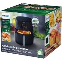 Philips Avance Collection Premium HD9650/90 Airfryer XXL - 6 Personen, Heißluftfritteuse, 1,4 kg, Fettentfernung, 60 min, Einzelbild, Schwarz