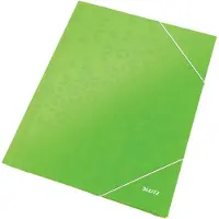 Leitz 3-klap mappe Leitz WOW pap A4 grøn - (10 stk.)