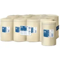 Tork Aft?rringspapir Tork Basic M1 gul 115m 1-lag - (11 ruller pr. karton)