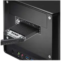 Icy Dock ToughArmor MB834M2K-B, SSD-Gehäuse, M.2, SAS, 32 Gbit/s, Hot-Swap, Schwarz