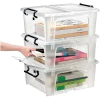 Cep Opbevaringskasse Strata, 20 L, plast, transparent