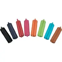 Alassio Stifterolle 6x21 cm (ØxL) Reissverschluss Leder rot