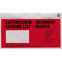 Head Soennecken Dokumententasche Lieferschein- Rechnung DL mF sk rt 250 St./Pack.