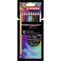 Stabilo Buntstifte - Aquacolor Arty - 12 st. - Mehrfarbig - - One Size - Buntstiftsets