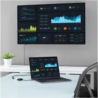 StarTech.com .com USB-C auf DVI Adapter CDP2DVI – kompakter Videoadapter, Schwarz