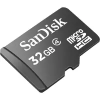 SanDisk 32GB MicroSDHC, 32 GB, MicroSDHC, Schwarz