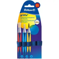 Pelikan 700726, Bürstenset, Helle Bürste, Synthetisch, 3 Stück(e)