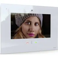 M-E Modern-Electronics 41269 Video-dørsamtaleanlæg WLAN, Trådløs Indendørs enhed Hvid