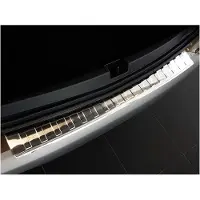 Avisa RVS Achterbumperprotector compatibel met Dacia Duster II 2018-2021 & FL 2021- Ribs