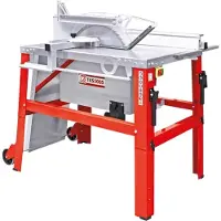 Holzmann TKS500S_400V, 2800 RPM, 15 cm, 31 cm, 110 dB, Freistehend, Rot, Edelstahl