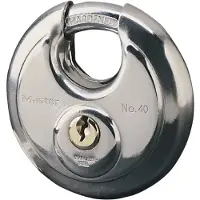 Master Lock Edelstahl Rundes Vorhängeschloss