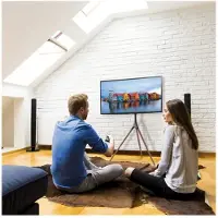 Techly ICA-TR18SAM TV-Wandhalterung 165,1 cm (65") Walnuss