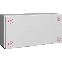 Rittal KX Stahl Anschlussdose 300x150x120mm RAL7035 - 1501000