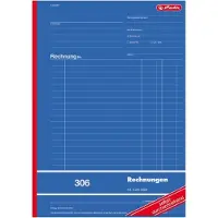 Herlitz Formularbuch "Rechnung 777,20cm (306"), DIN A4, 2 x 40 Blatt
