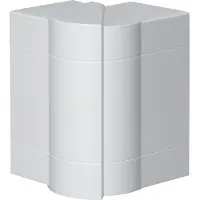 Hager BR651303H9016 Außeneck einstellbar zu BR/H/N/A/S 68x130mm Oberteil 80mm hfr verkehrsweiß