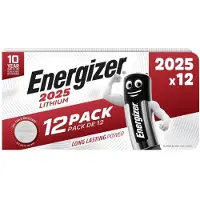 Energizer Knopfzelle CR2025 12er Blister