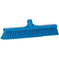 Vikan Hygiene 3178-3 Kehrmaschine, blaue weiche Spaltfasern, 410 mm