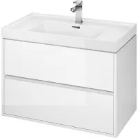 Cersanit Serie 300 Waschtischunterschrank, B:794, T:447, H:533mm, weiss glänzend Lack 1S924-0041