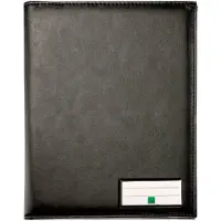 Sigel Einband für Formularbücher EF510, DIN A5, Stifteschlaufe, Einstecktaschen, ohne Inhalt, PU, schwarz