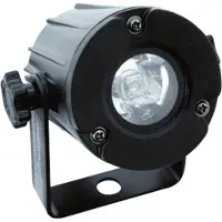 Eurolite LED PST-3 W 6000 K LED-pinspot Antal LEDer: 1 x 3 W Sort