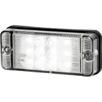 Secorut Baklys Åbne kabelender Baklys bagved 12 V, 24 V Hvid Klar glas