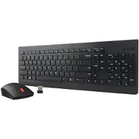 Lenovo 4X30M39472, Volle Größe (100%), Kabellos, RF Wireless, Mechanischer Switch, Schwarz, Maus enthalten