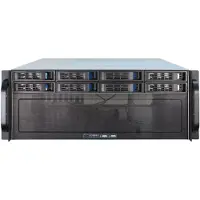 Inter-Tech 4U-4408, Rack, Server, Schwarz, Silber, ATX, EATX, micro ATX, Mini-ITX, SSI EEB, Stahl, 4U