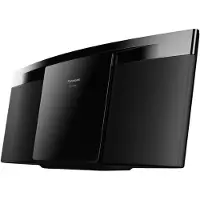 Panasonic SC-HC200, Heim-Audio-Mikrosystem, Schwarz, 1 Disks, 20 W, 1-Weg, FM