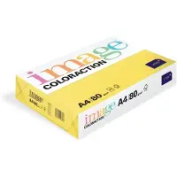 Image Coloraction Kopipapir Image Coloraction A4 80g Canary Deep Yellow 500ark/pkt - (500 ark pr. pakke)