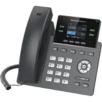 Grandstream Networks GRP2612P, IP-Telefon, Schwarz, Kabelgebundenes Mobilteil, Im Band, Außerhalb des Bandes, SIP-Info, Supervisor, Benutzer, 2 Zeilen