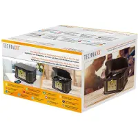Technaxx TX-103, Audio-Plattenspieler mit Riemenantrieb, Halbautomatisch, Schwarz, Gold, 33,45,78 RPM, DC-Motor, Drehregler