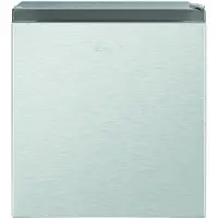 Bomann Mini Kühlschrank 45L mit Gefrierfach, leise Kühlbox klein für Küche Büro Camping und Gaming - Getränkekühlschrank Minibar KB 7245 inox