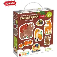 Czuczu Progressives Puzzle Tiere im Wald ZA4158 universal