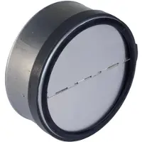 Wallair N35987 Returluftspærrer med tætningsgummi Passer til rørdiameter: 15 cm Forzinket