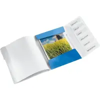 Leitz WOW, A4, Polypropylen (PP), Blau, Metallisch, 200 Blätter, 260 mm, 17 mm