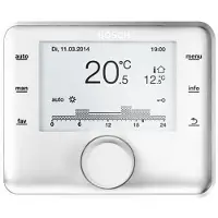 Bosch Rum- og klimastyring CW400. Til både brugsvand og centralvarme. Kan kombinere forskellige varmekilder, Erstatning for FW120