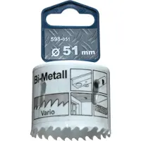Kwb 598051, Einzelbild, Bohrer, Aluminium, Kupfer, Gipskarton, Kunststoff, Stahl, Holz, Weiß, Bimetallisch, Hochgeschwindigkeitsstahl (HSS), Kobalt-Legierung Schnellstahl (HSS-Co)