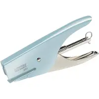 Rapid Retro Classic S51, 15 Blätter, Blau, Edelstahl, Standard-Clinch, 21/4, Metall, 80 g/m²